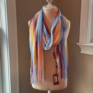 Missoni Multicolor Knit Scarf